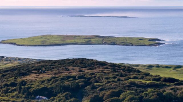 Aerial view of Clooney by Portnoo,, County Donegal, Republic of Ireland
