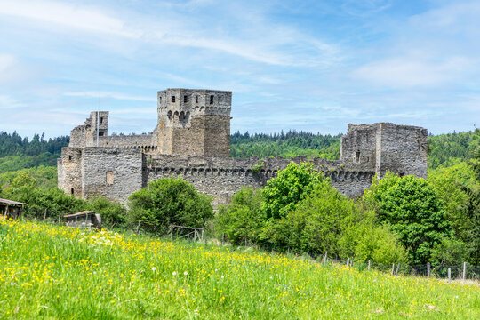 Hohenstein Castle, one of the largest castle ruins in the Taunus