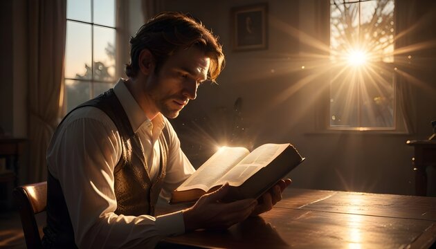They say that when a man raises a Bible to the night, the shadows listen