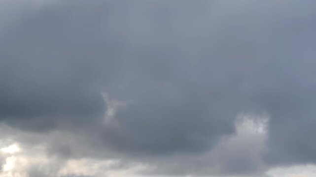 Curious stratocumulus clouds at twilight