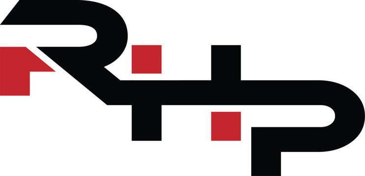 Letter RHP minimalist logo