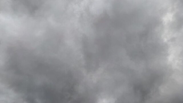 Darker clouds in the sky at sunset