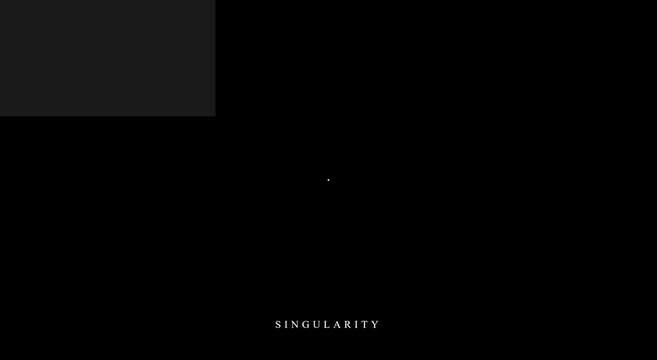 Minimalist singularity abstract motion background, with pulsing animation