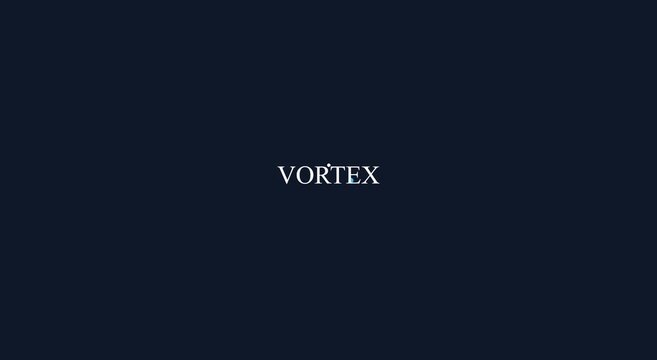 Minimalist vortex animation with floating particle motion animation