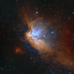 Wizzard Nebula in space © Nico