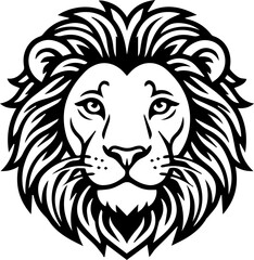 Obraz premium lion head vector