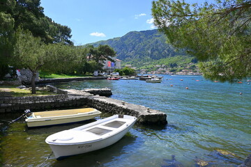 Fototapeta premium Bay of Kotor, Montenegro, Balkans, Europe, water, sea, leisure, beach, 