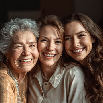 Tr&ecirc;s gera&ccedil;&otilde;es celebrando o Dia das M&atilde;es