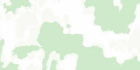 Abstract watercolor background in green paint textures featuring a vector map of Europe with country borders and geography outlines for a travel atlas design © Sakib