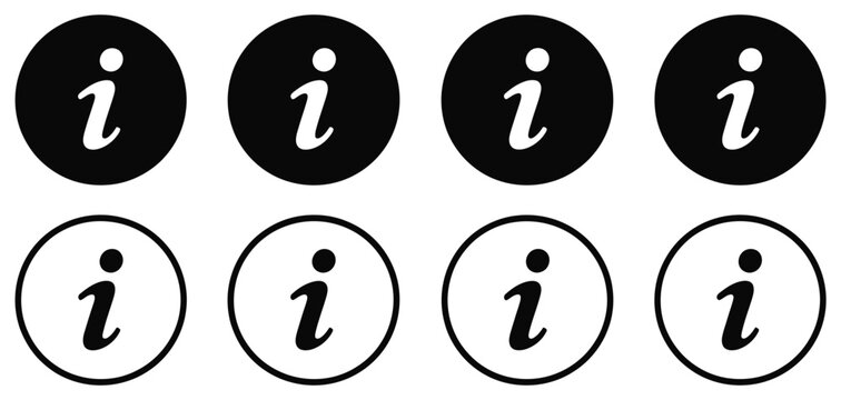 Information Info Guidance Icon Concept Digital Assistance Instruction Help Service Knowledge System Vector