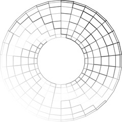 Naklejka premium Globe grid forms. Shapes. Striped 3D spheres, geometry globe grid, earth latitude and longitude line grid vector symbols set. Spherical grid globe shapes. formas en red en 3D. Wireframe 3D circle grid