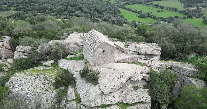 The Eremo di San Trano, a historic hermitage in Sardinia.