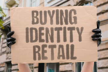 "Buying Identity Retail" Consumer purchasing patterns increasingly substitute branded product ownership for stable personal identity formation. BRANDED. SUBSTITUTE. OWNERSHIP. STABLE. FORMATION. © AndriiKoval