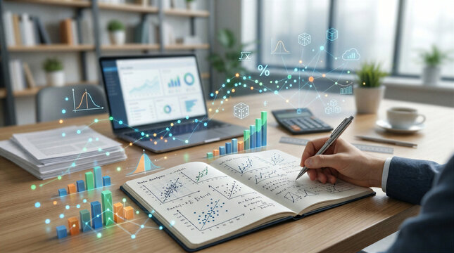 Data Analyst Sketching with Floating Graphs and Metrics