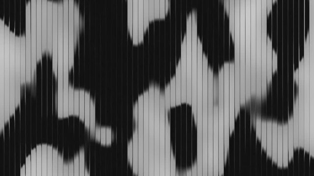 Black and White stains hypnotic retro seamless loop animation