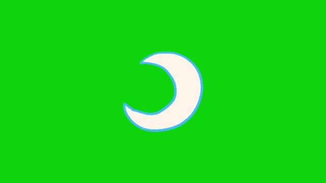 vector illustration of an moon