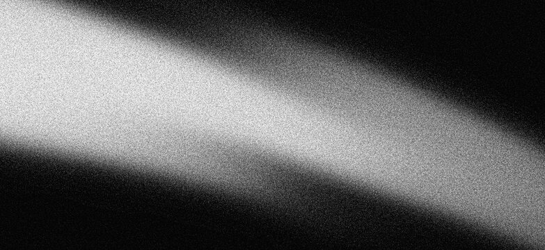 Black white abstract grainy background, noise texture dynamic shape, monochrome noise texture effect for web banner, poster, header, backdrop design