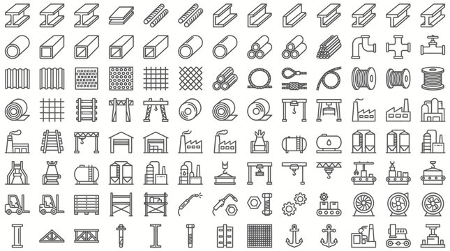 Various icons and symbols collection.