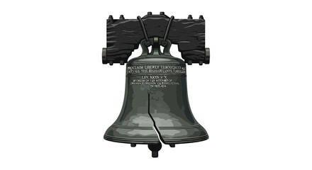 Liberty Bell, Iconic American Symbol, Philadelphia, Independence Hall, United States History © Azrha