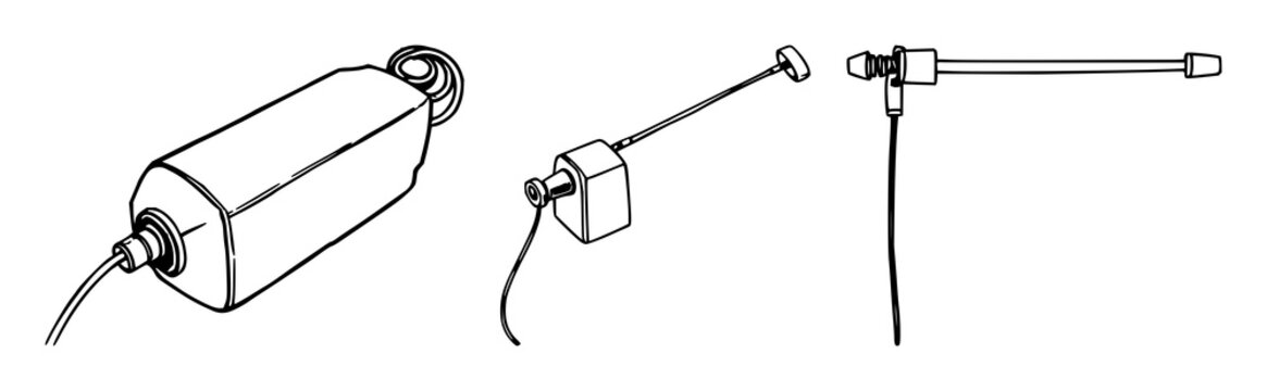 Pulley set with black line art on white background featuring mechanical, engineering, machinery with motion and suspension system for sheet metal