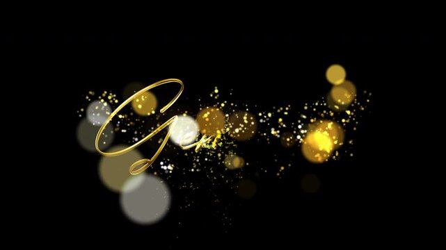 Luxury Gold Gen-X Text Animation