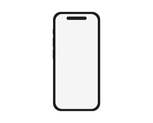 シンプルなスマートフォンのアイコン素材 © タケピー