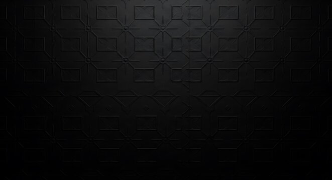 Dark textured abstract background subtle geometric square