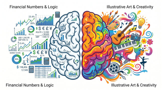 Brain Divided Logic Versus Creativity and Art.