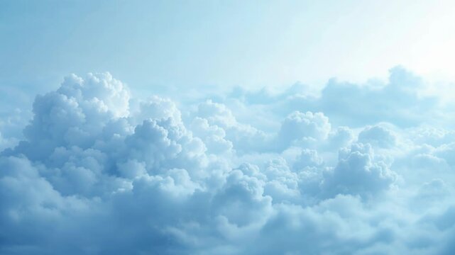 Soft cloud fluffy cloud light blue sky background, dreamy peaceful heaven nature cloudscape, serene gentle soft cloudscape sky with fluffy white