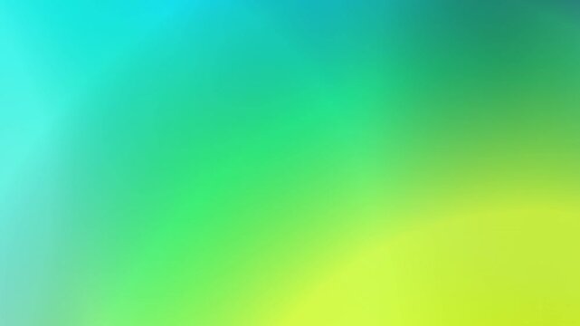 Abstract blurred background in vibrant green and turquoise hues with smooth transitions and gradient effect for modern designs and templates