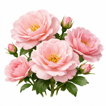 bouquet of pink roses