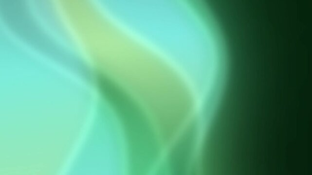 Abstract flowing green wave design with smooth transitions and gradient effect for modern backgrounds and digital artwork applications