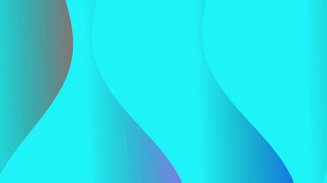 Abstract light cyan and blue gradient background featuring smooth wavy lines and flowing shapes ideal for modern designs and presentations