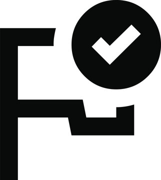 Flag icon or Flag symbol