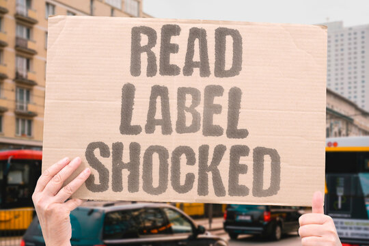 "Read Label Shocked" Examining ingredient lists reveals unexpected sugar in routine products. EXAMINING. INGREDIENT. UNEXPECTED. ROUTINE. PRODUCTS.