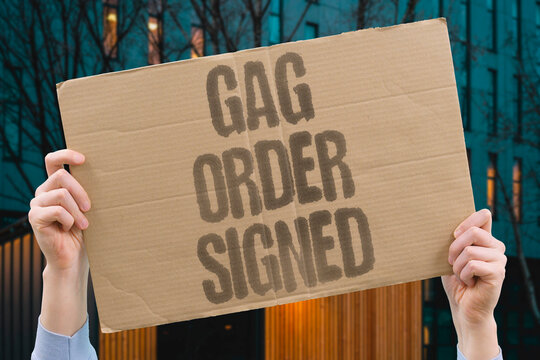 "Gag Order Signed" NDAs legally prohibit reporting observed workplace misconduct. NONDISCLOSURE. PROHIBIT. REPORTING. WORKPLACE. NDA.