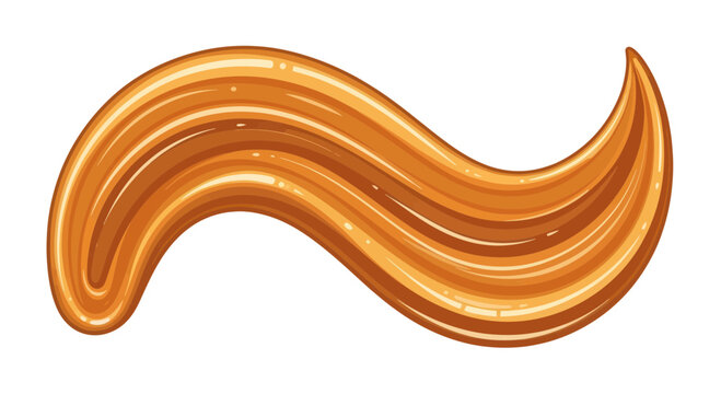 Golden Honey Swirl, Abstract Liquid Wave, Sweet Syrup Flow, Food Texture, Amber Color