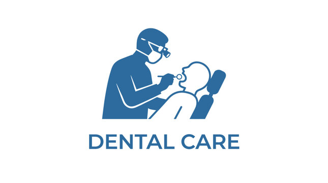 Dentist examining a patients teeth.