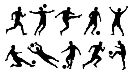 vector silhouettes of sports  people © Rafiqul