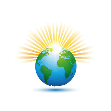 Globe Earth Planet World Map.