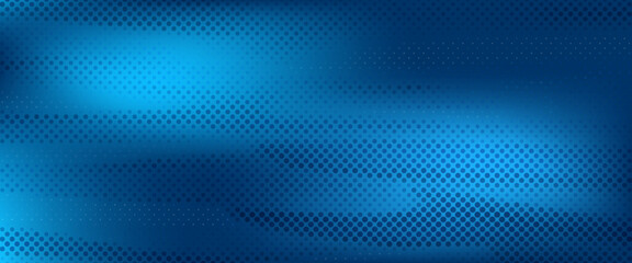 Naklejka premium Smooth smoke particle wave, big data techno background with glowing dots, hi-tech concept, blue color.eps10