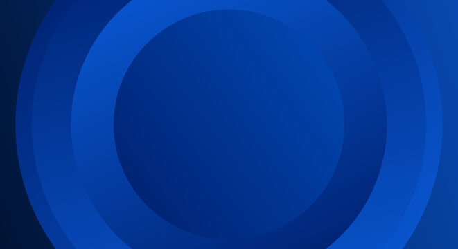 Abstract blue circle line banner background design