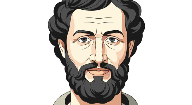 Man with dark beard.