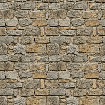 Close-up of old stone brick wall.