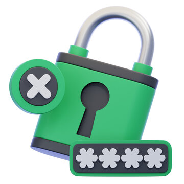3D Padlock Password Error
