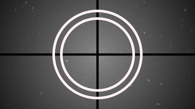 10 second old film countdown Vintage movie from 10 to 0 number. 4k video animated