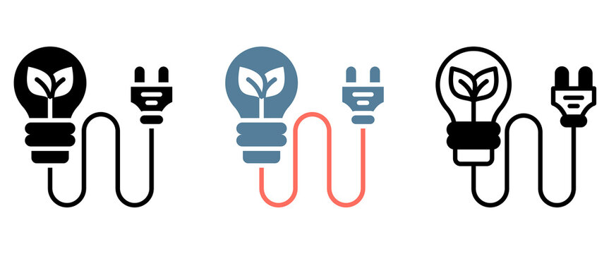 Biomass Icon Collection Set  Glyph & Mixed Style  
