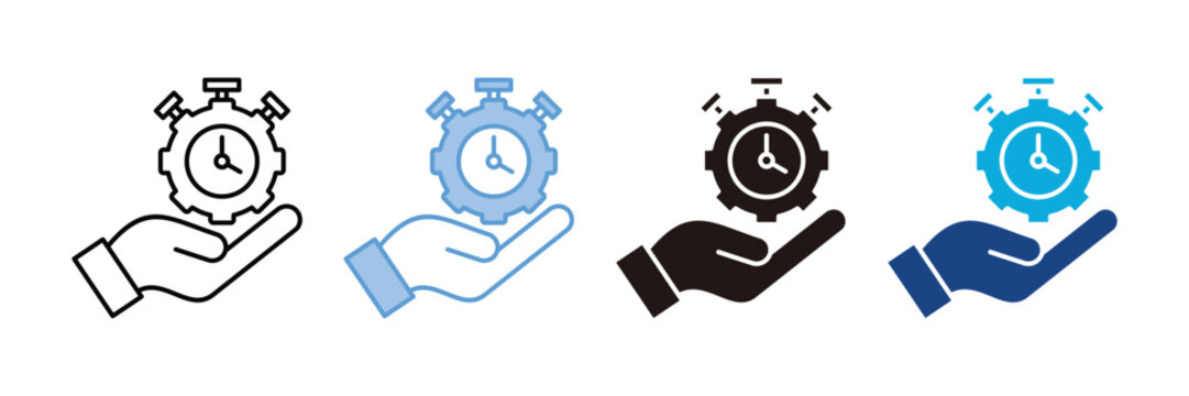 Performance Improvement  Icon Set Multiple Style Collection