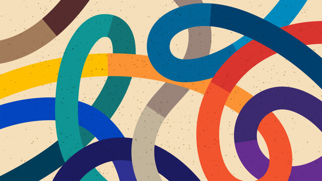 Abstract colorful grunge background design featuring circular vector creative art illustration