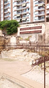 Roman Circus of Tarraco ruins in Tarragona, Spain